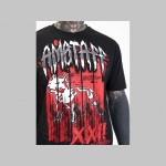 Amstaff BLOXIC čierne pánske tričko materiál 100% bavlna
